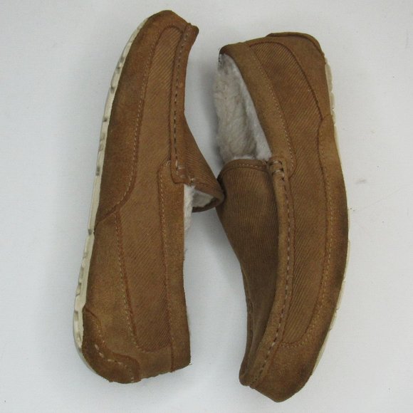 UGG Ascot Corduroy & Suede Driver Venetian Slipper Men's Size 8 - Picture 4 of 11